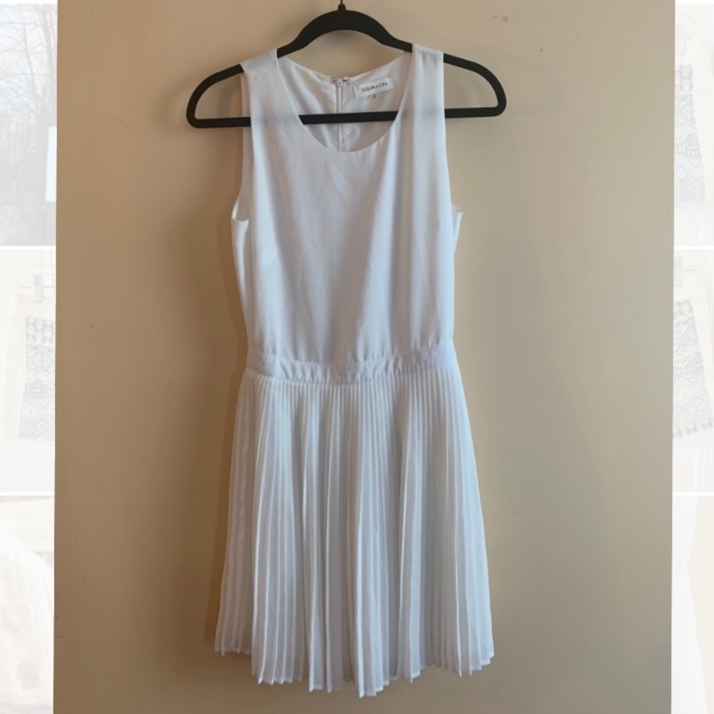 Sugarlips White Fit and Flare Mini Dress Size S